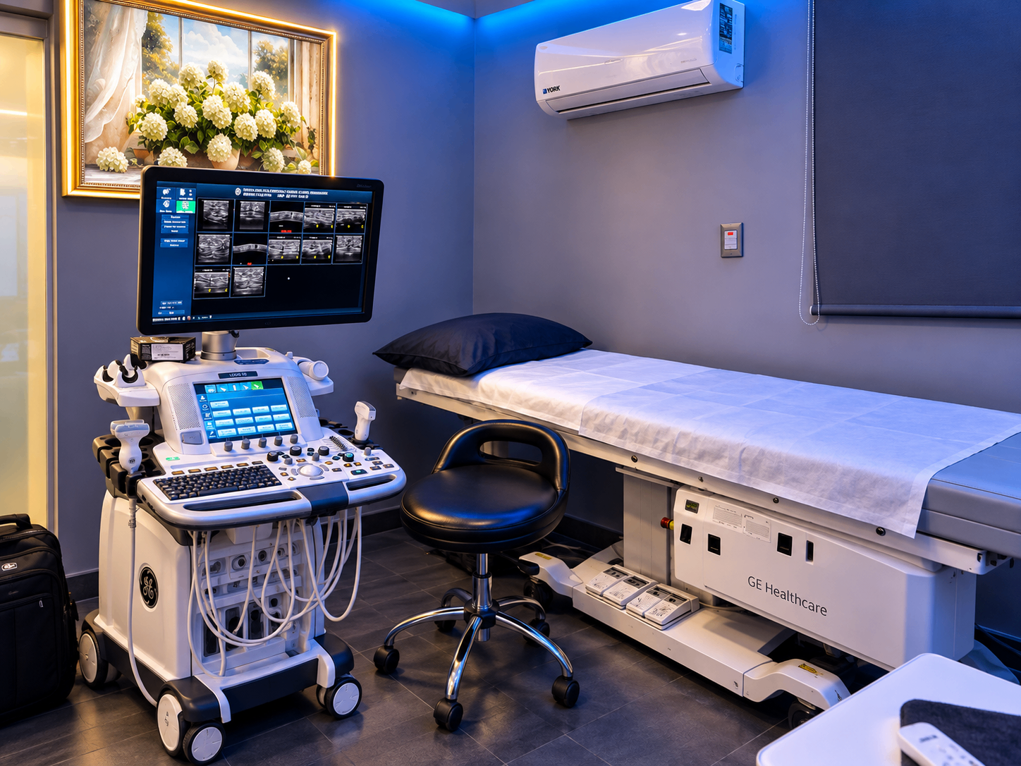 Equipo de ultrasonido GE LOGIQ E8 with XDclear en la unidad de León, Gto.